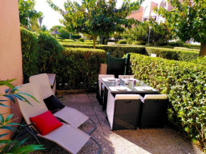 Nid douillet F2, clim, jardin, piscine, parking, plage 200 m Palavas